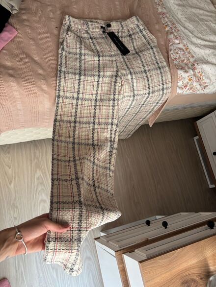 Ekoseli Pantolon blazer takımı