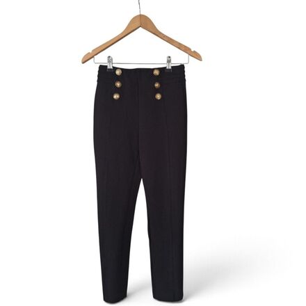 Zara Gold Düğmeli Tayt Pantolon S Beden