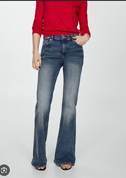 Mango Kadın flared jean