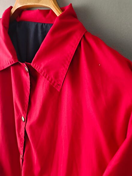 DKNY Çift Taraflı Oversized yağmurluk