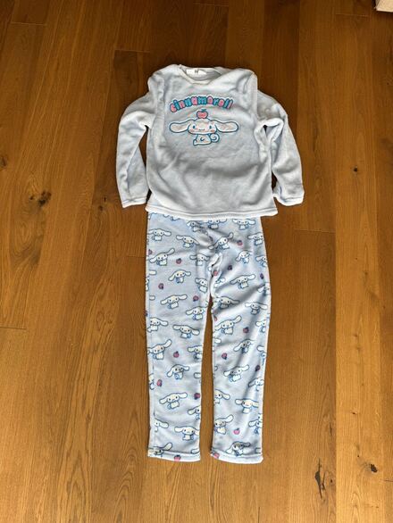 Zara Kız Çocuk Sanrio Mavi Pijama Takımı
