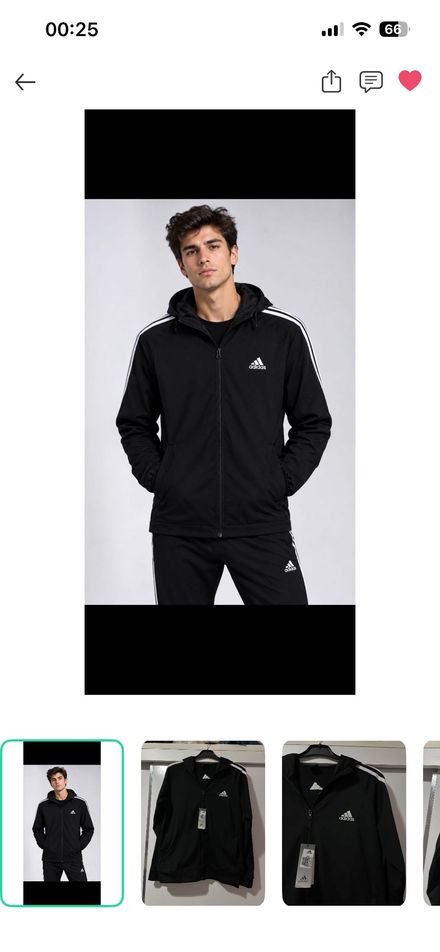 Adidas Kapüşonlu Eşofman Üstü