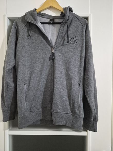 Calvin Klein Gri Fermuarlı Sweatshirt