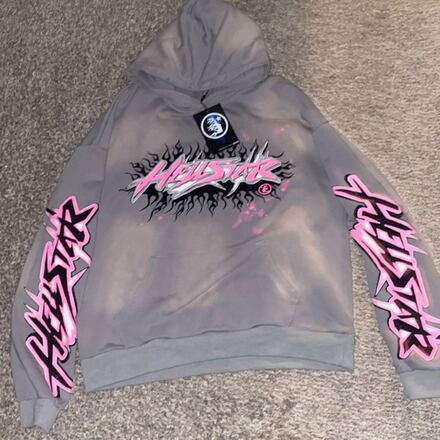 Hellstar grey hoodie