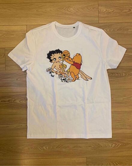 Betty Boop & Winnie The Pooh Tshirt