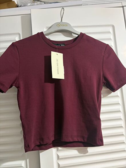 Bordo Tişört
