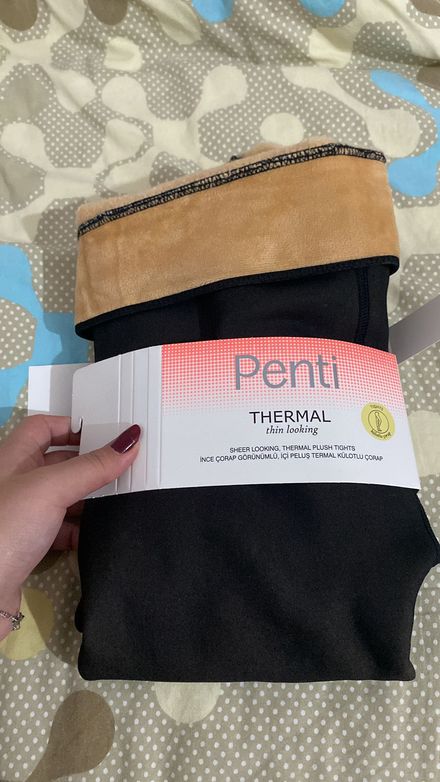 Penti Termal Tayt Siyah