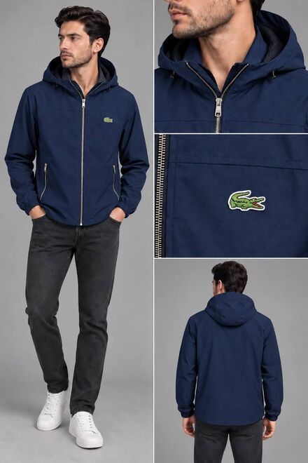 Lacoste Kapüşonlu Mont