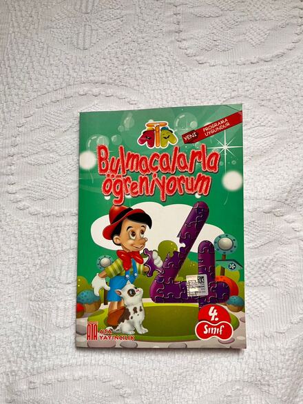 4. sınıf tüm dersler bulmaca kitap