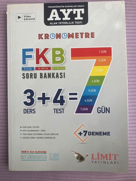 Limit fizik kimya biyoloji soru bankası