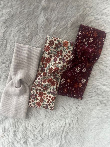 3’lü bebek bandana seti