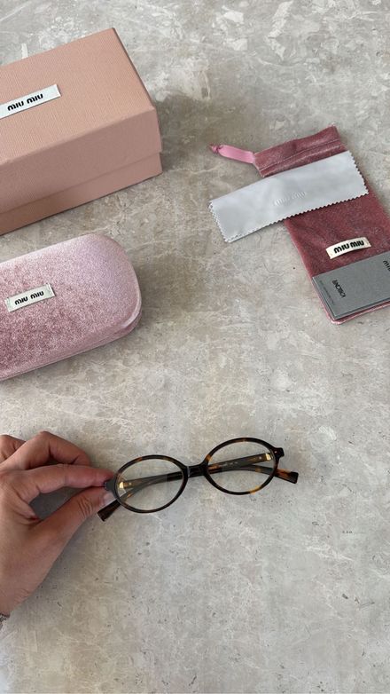 Miu Miu 11ZS Şeffaf Cam