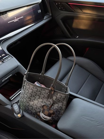 Maison goyard anjou mini çanta gri