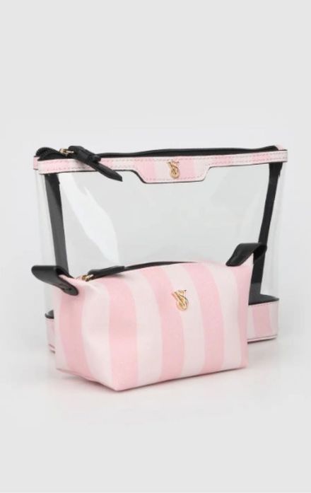 Victoria's Secret Pembe Çizgili Makyaj