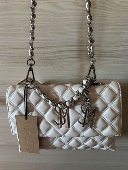 Steve Madden Beyaz Kapitone Çanta