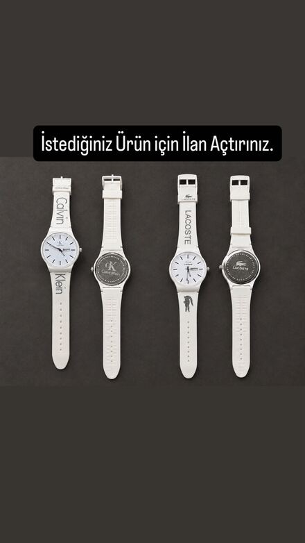 Calvin Klein ve Lacoste Saat