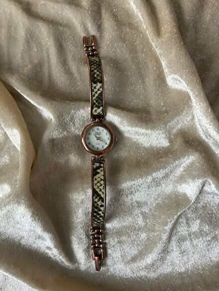 kol Saati vintage bohem leoparlı saat