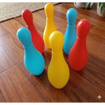 Çok Renkli Bowling Oyuncak topu yok