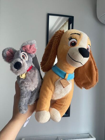 Disney Lady and Tramp peluş oyuncak