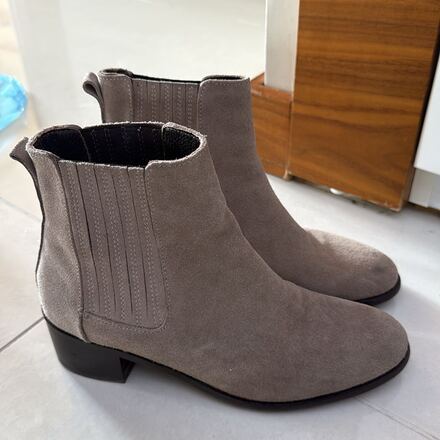 Gri Süet Bot nine west