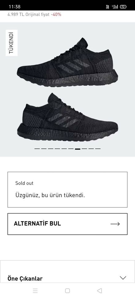 Adidas ayakkabı PUREBOOST
