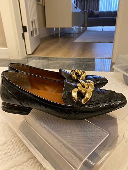 Dgn deri şık loafer
