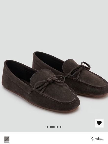 Kahverengi Süet Loafer Ayakkabı