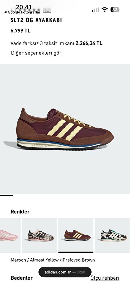 Adidas SL72 OG Sneaker