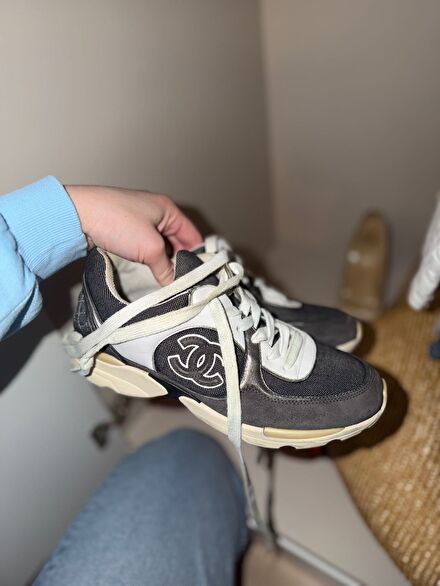 Chanel Siyah Spor Ayakkabı
