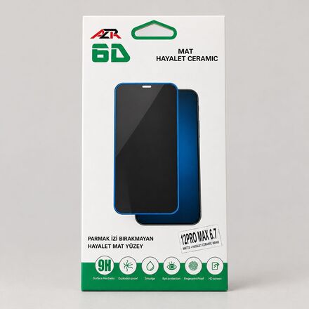 iPhone 12 Pro Max Mat Hayalet Koruyucu