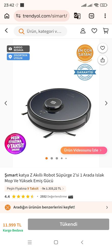 Şımart Robot Süpürge