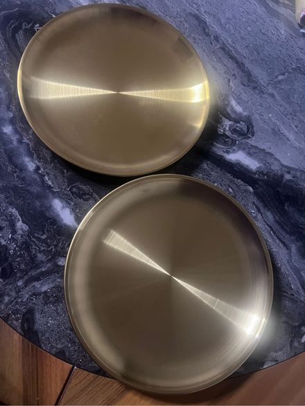 Gold ikili metal tabak