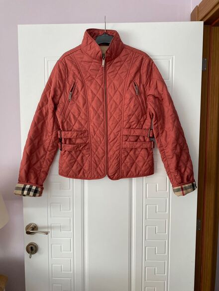 Orjnl Burberry Gülkurusu kapitone Ceket