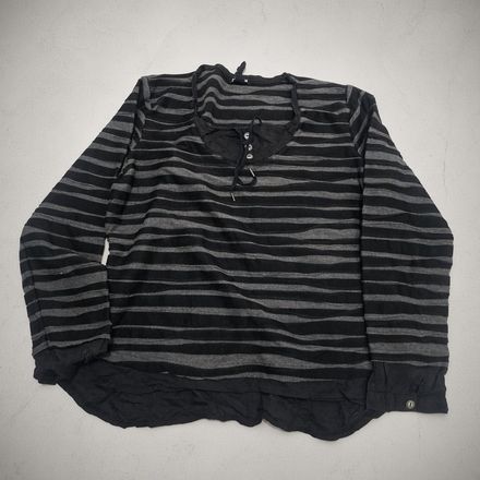 çizgili bluz vintage