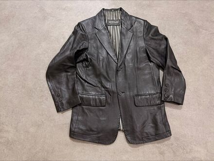 🔥 Vintage Hakiki Deri Blazer Ceket