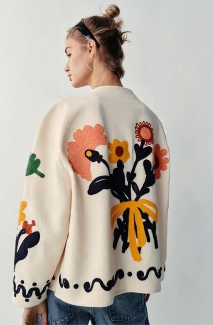 Zara Nakışlı Ceket