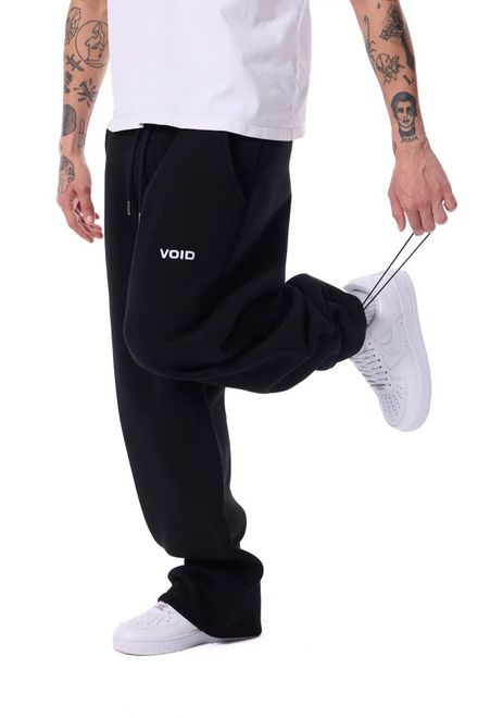 VOİD Kışlık Siyah Baggy Eşofman