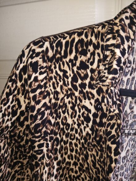 Leopar Desenli Gömlek
