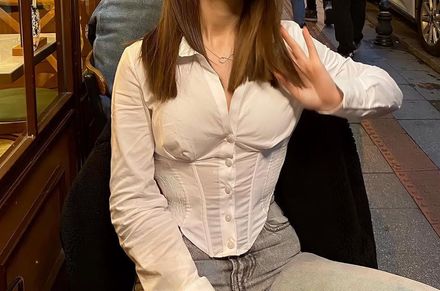 Bershka Beyaz Korseli Gömlek