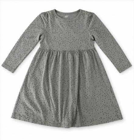 H&M Kalp Desenli Elbise