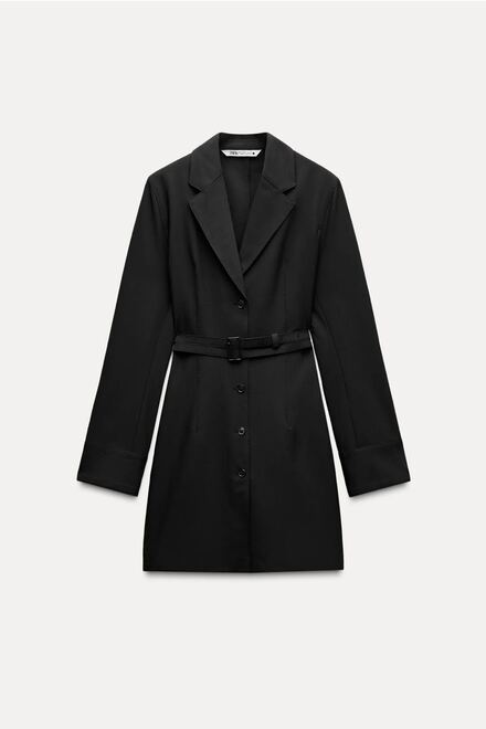 Zara Siyah Blazer Elbise