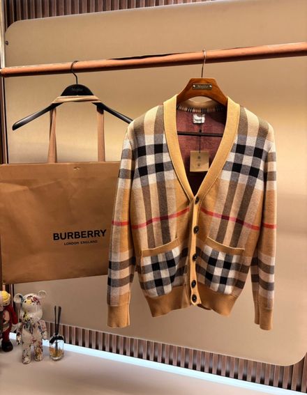 Burberry Erkek Örme Hırka Iconic