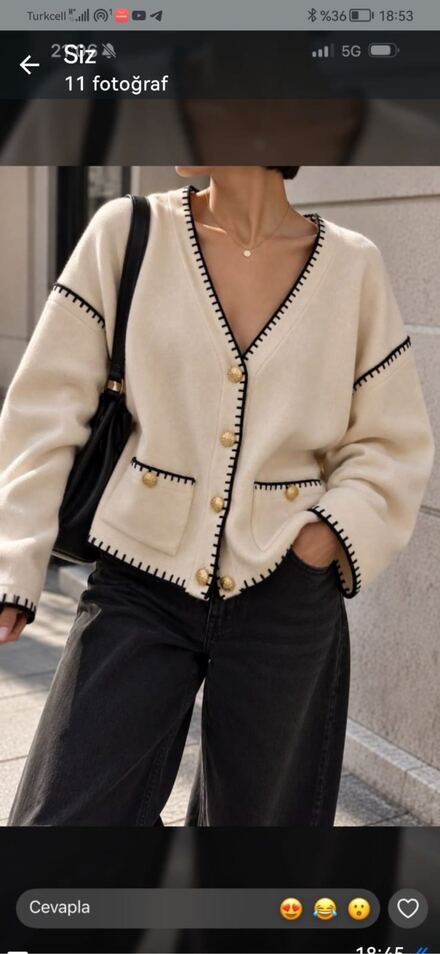 Zara Krem Hırka