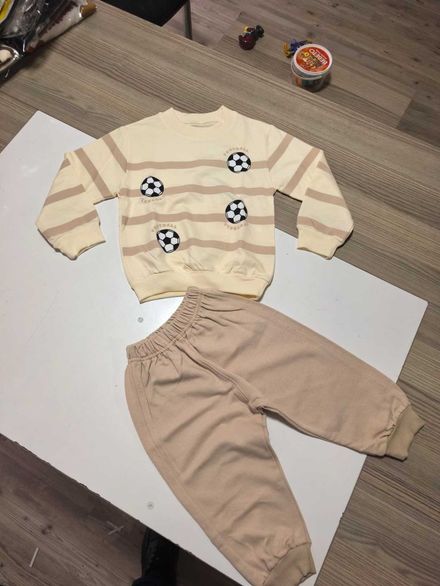 Çocuk Futbol Desenli Eşofman Takımı
