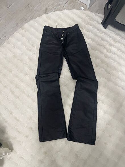 Waxed jean