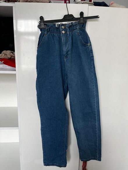 Yüksek Bel Jean Pantolon