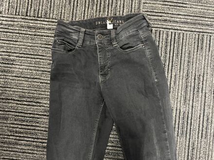 Grunge Gri Skinny Jean Pantolon