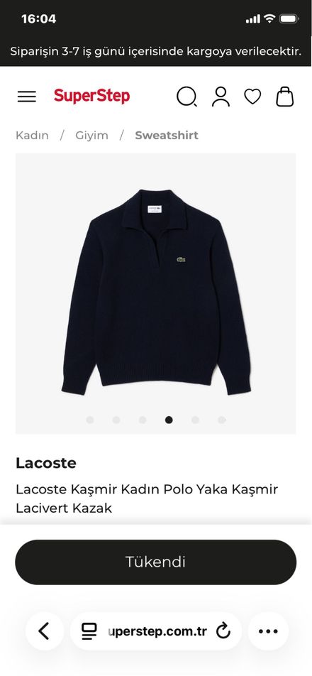 Lacoste kazak