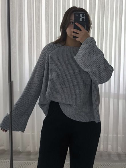 Bol Kesim H&M Triko Kazak