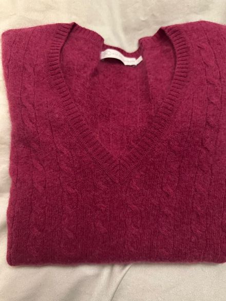Silk&Cashmere Fuşya Kazak